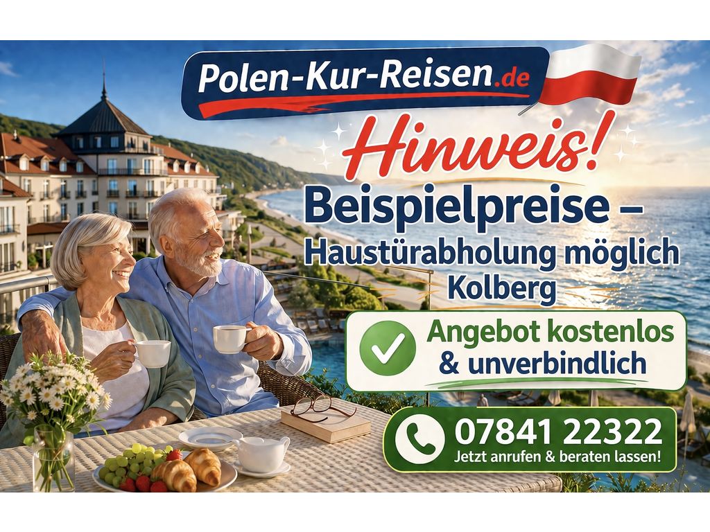 Angebot anfordern KURURLAUB, - Kolberg / Kołobrzeg, Kołobrzeg