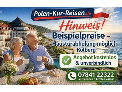 Angebot anfordern KURURLAUB, - Kolberg / Kołobrzeg, Kołobrzeg